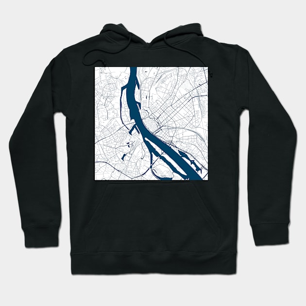 Kopie von Kopie von Kopie von Kopie von Kopie von Kopie von Kopie von Kopie von Kopie von Kopie von Kopie von Kopie von Kopie von Kopie von Kopie von Kopie von Kopie von Kopie von Lisbon map city map poster - modern gift with city map in dark blue Hoodie by 44spaces